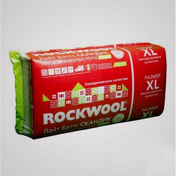 Утеплитель базальтовый ROCKWOOL Лайт Баттс Скандик XL 100 мм